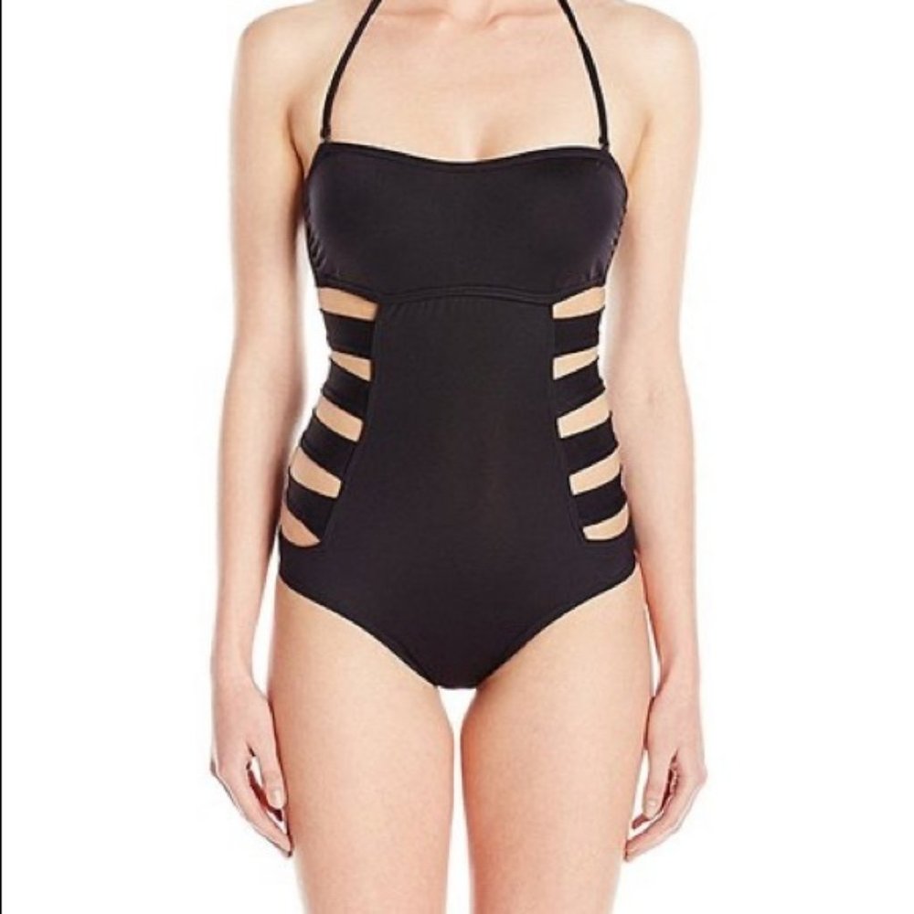 Kenneth Cole Sexy Cut Out One-Piece Swimsuit SizeS - Picture 2 of 9